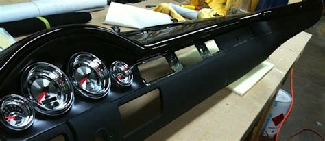 custom aluminum dash fabrication|custom car dashboard kits.